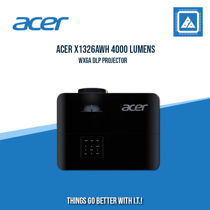 ACER X1326AWH 4000 LUMENS WXGA DLP PROJECTOR ACER X1326AWH 4000 LUMENS WXGA DLP PROJECTOR